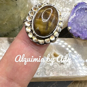 Alquimia by Ady Silver and Brown Ring